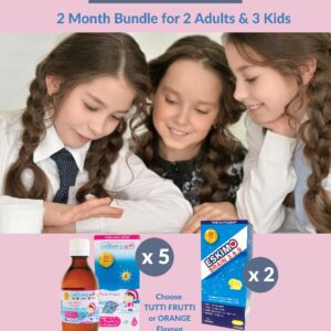 Family Brain Support Bundle for 2 Adults + 3 Children